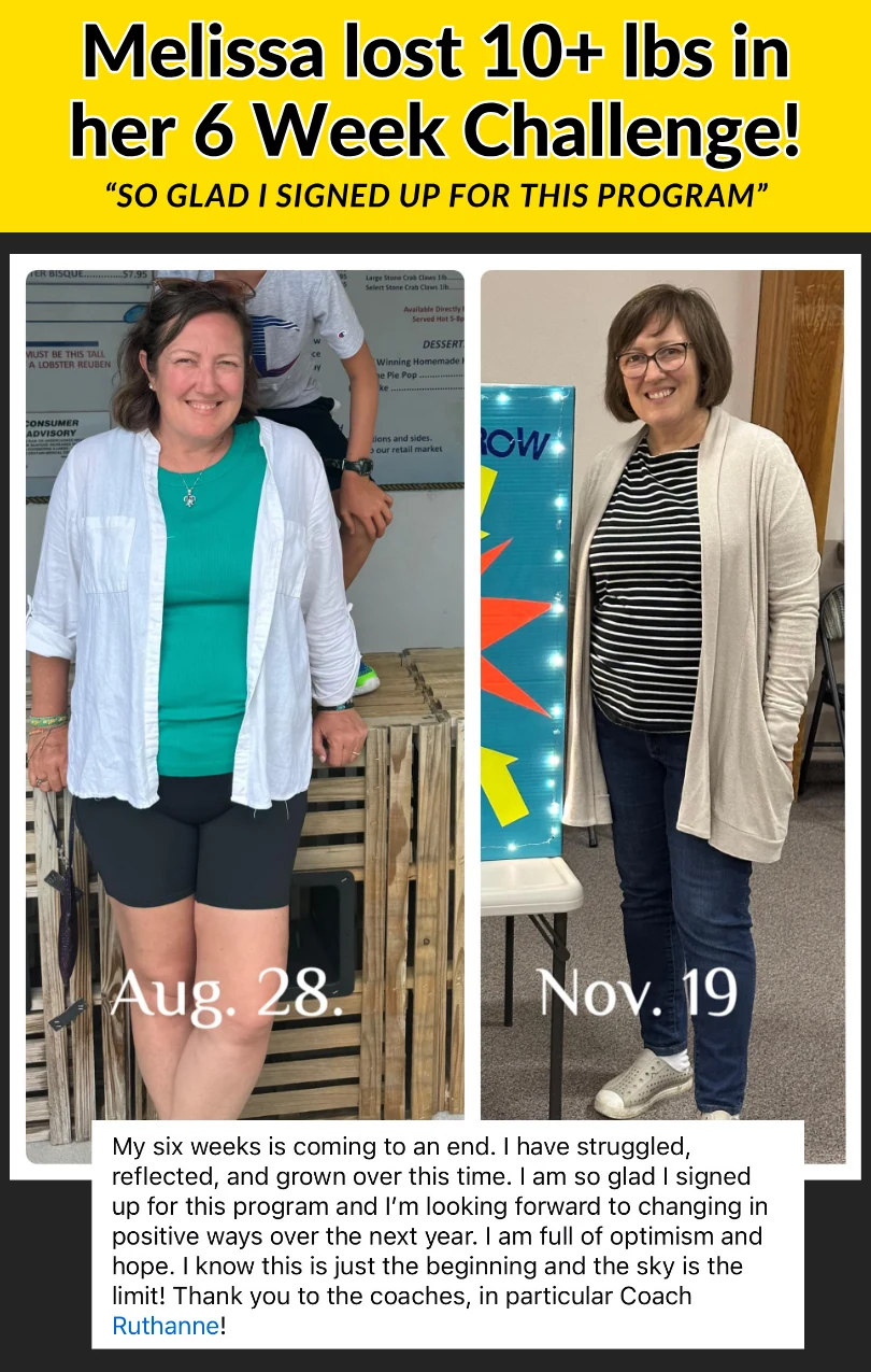 Melissa: Lost 10+ lbs in 6 weeks
