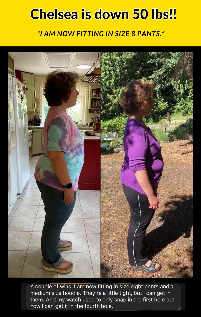 Chelsea: Down 50 lbs