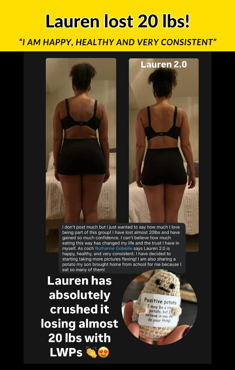 Lauren's transformation